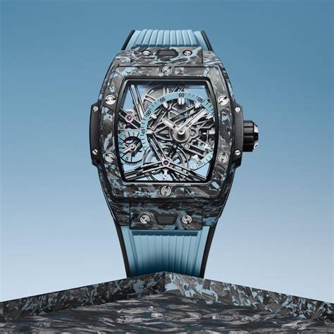 Spirit of Big Bang Tourbillon Carbon Blue 42mm 